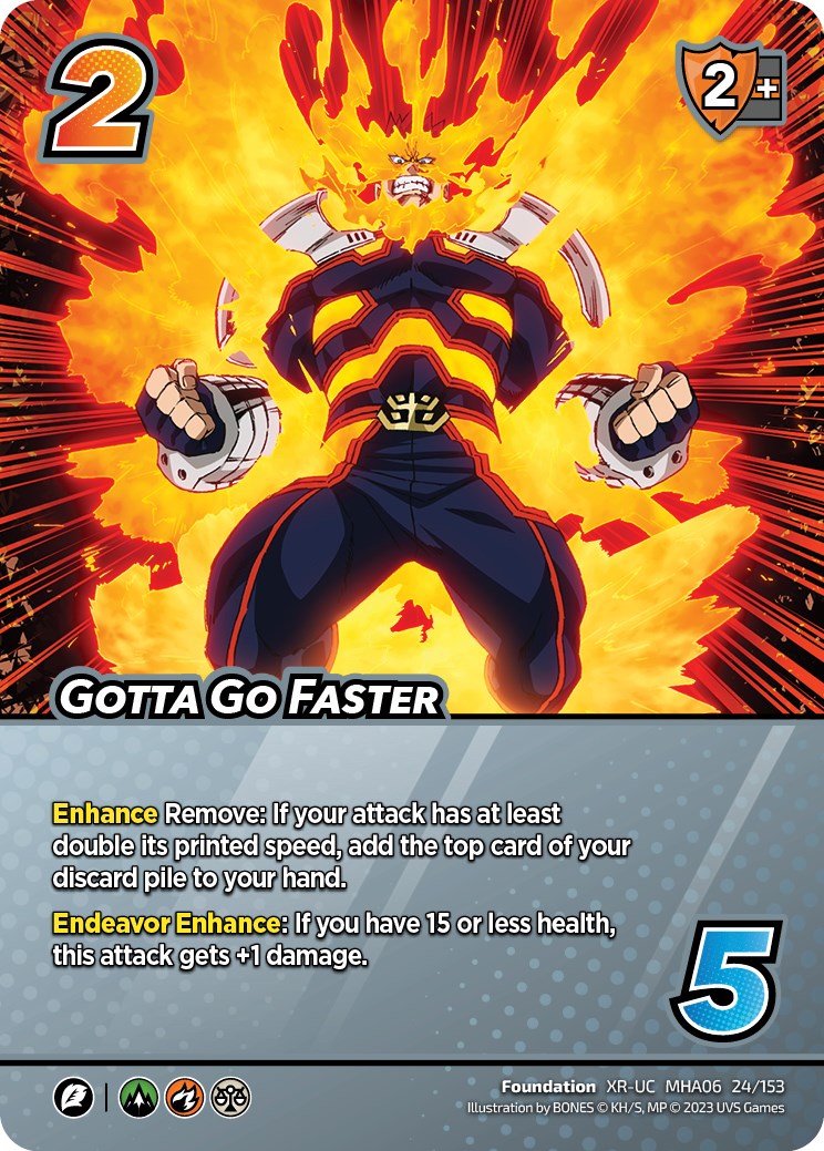 Gotta Go Faster (XR) [Jet Burn] | Boutique FDB TCG