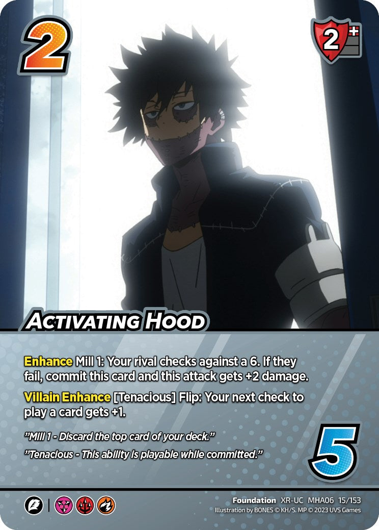 Activating Hood (XR) [Jet Burn] | Boutique FDB TCG