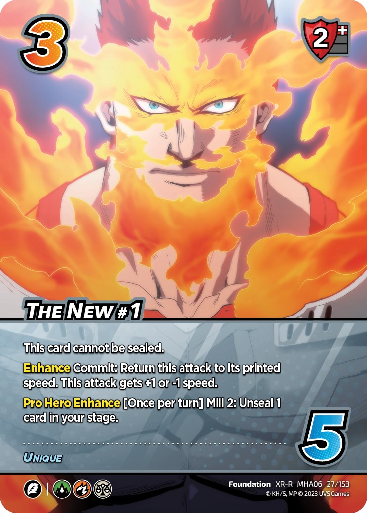 The New #1 (XR) [Jet Burn] | Boutique FDB TCG