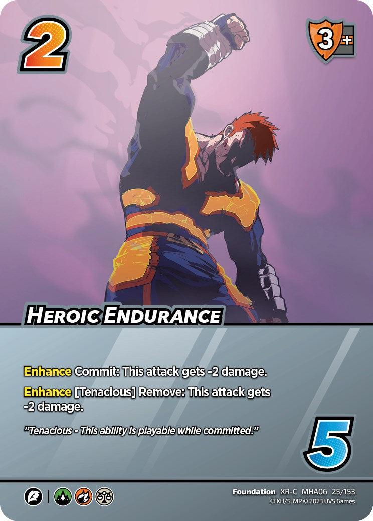 Heroic Endurance (XR) [Jet Burn] | Boutique FDB TCG