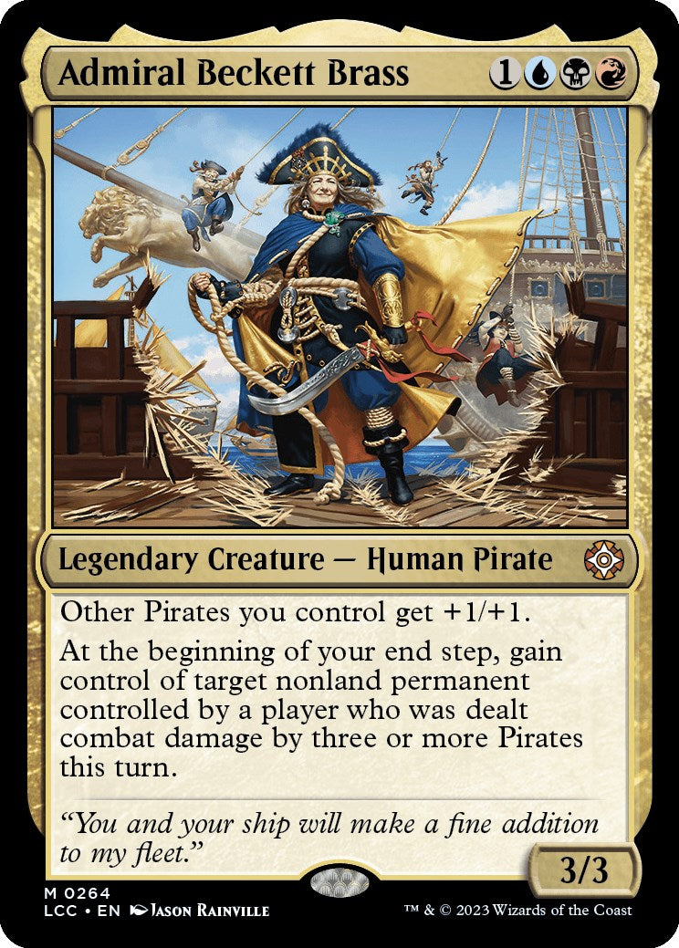 Admiral Beckett Brass [The Lost Caverns of Ixalan Commander] | Boutique FDB TCG