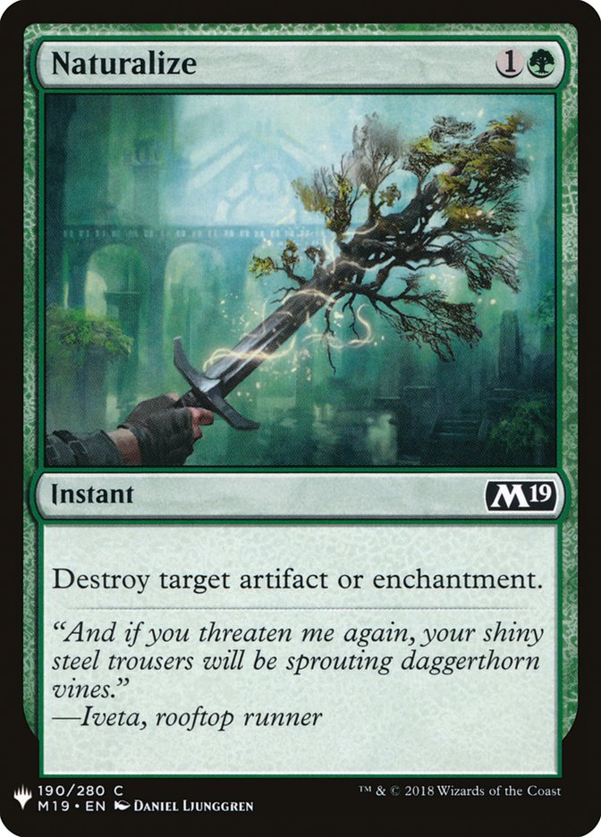 Naturalize [Mystery Booster] | Boutique FDB TCG