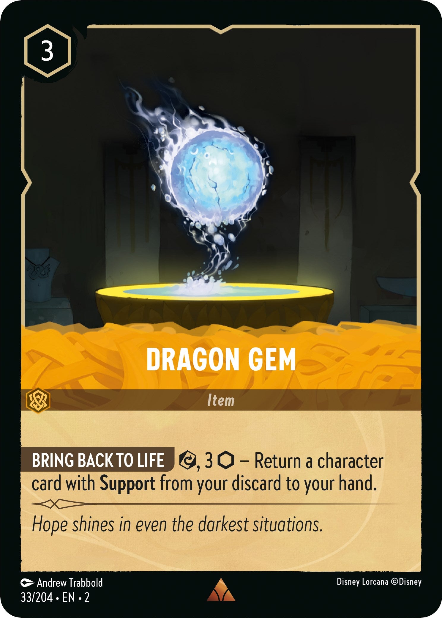 Dragon Gem (33/204) [Rise of the Floodborn] | Boutique FDB TCG