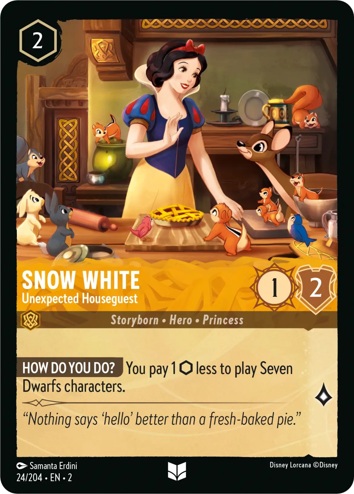 Snow White - Unexpected Houseguest (24/204) [Rise of the Floodborn] | Boutique FDB TCG