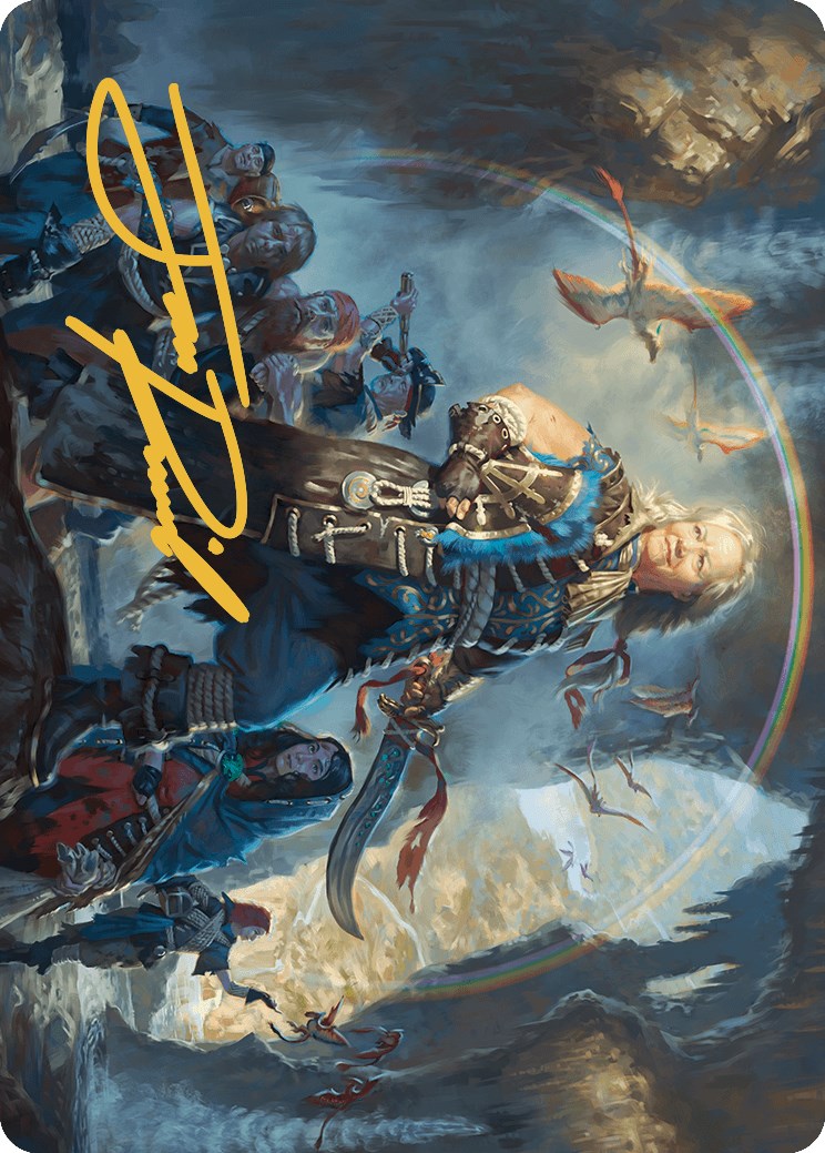 Admiral Brass, Unsinkable Art Card (Gold-Stamped Signature) [The Lost Caverns of Ixalan Art Series] | Boutique FDB TCG