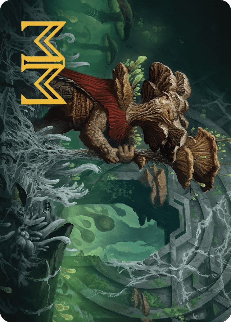 Tendril of the Mycotyrant Art Card (Gold-Stamped Signature) [The Lost Caverns of Ixalan Art Series] | Boutique FDB TCG