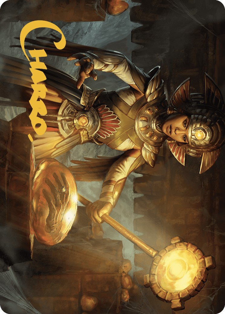 Curator of Sun's Creation Art Card (Gold-Stamped Signature) [The Lost Caverns of Ixalan Art Series] | Boutique FDB TCG