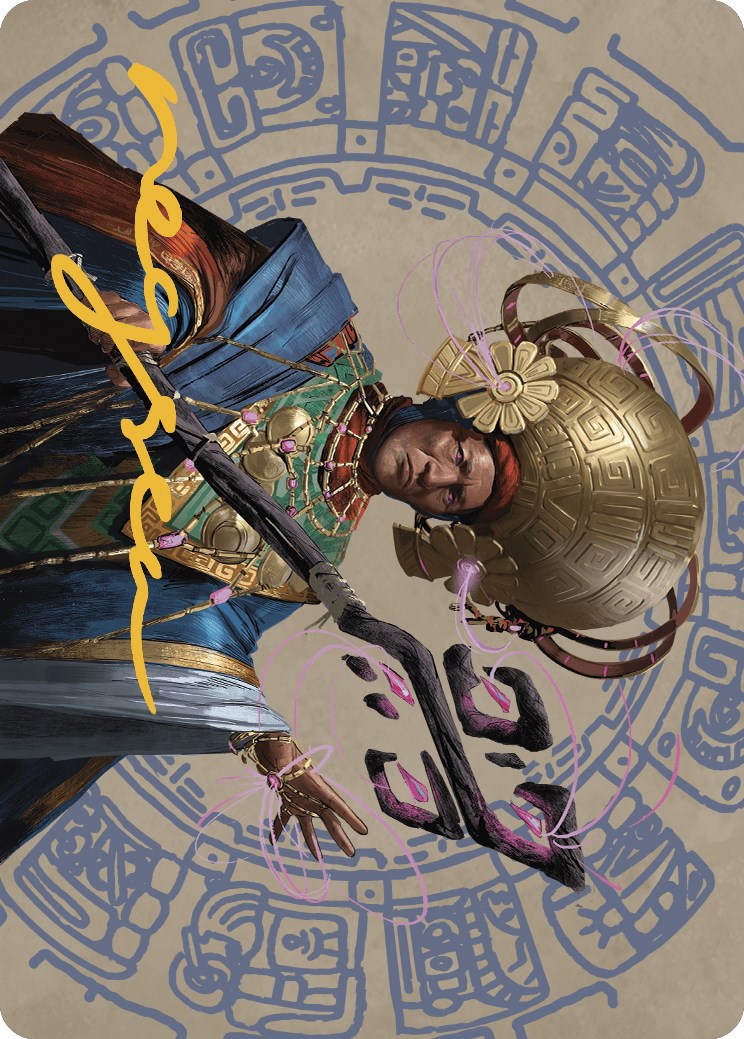 Akal Pakal, First Among Equals Art Card (46/81) (Gold-Stamped Signature) [The Lost Caverns of Ixalan Art Series] | Boutique FDB TCG