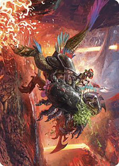 Triumphant Chomp Art Card [The Lost Caverns of Ixalan Art Series] | Boutique FDB TCG