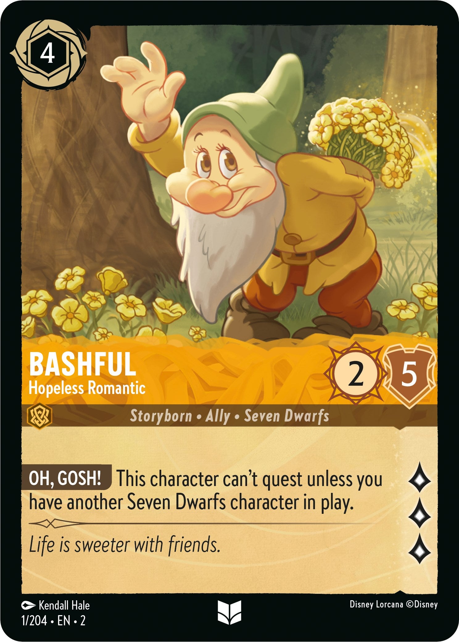 Bashful - Hopeless Romantic (1/204) [Rise of the Floodborn] | Boutique FDB TCG