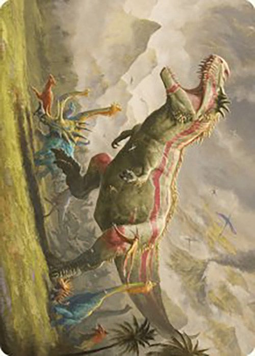 Ghalta, Stampede Tyrant Art Card [The Lost Caverns of Ixalan Art Series] | Boutique FDB TCG