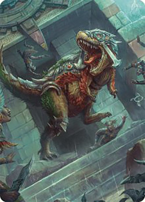 Carnage Tyrant Art Card [The Lost Caverns of Ixalan Art Series] | Boutique FDB TCG