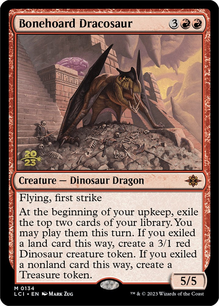 Bonehoard Dracosaur [The Lost Caverns of Ixalan Prerelease Cards] | Boutique FDB TCG