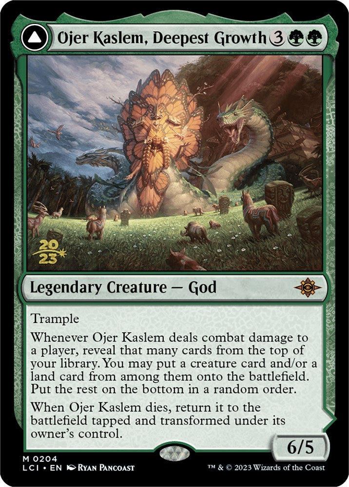 Ojer Kaslem, Deepest Growth // Temple of Cultivation [The Lost Caverns of Ixalan Prerelease Cards] | Boutique FDB TCG