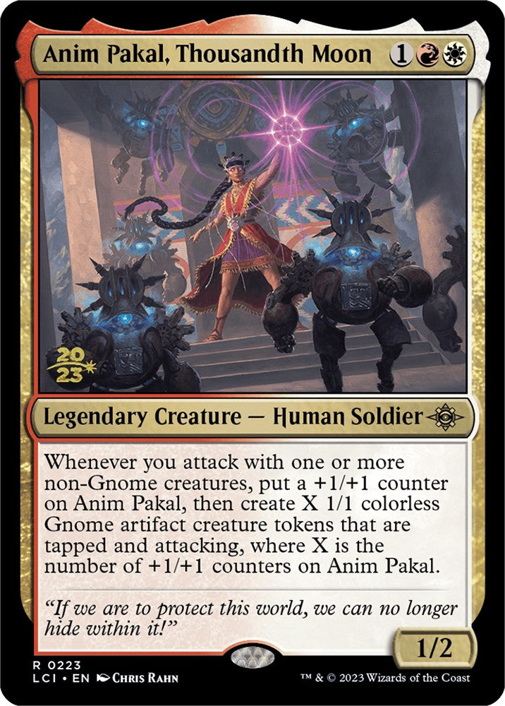 Anim Pakal, Thousandth Moon [The Lost Caverns of Ixalan Prerelease Cards] | Boutique FDB TCG