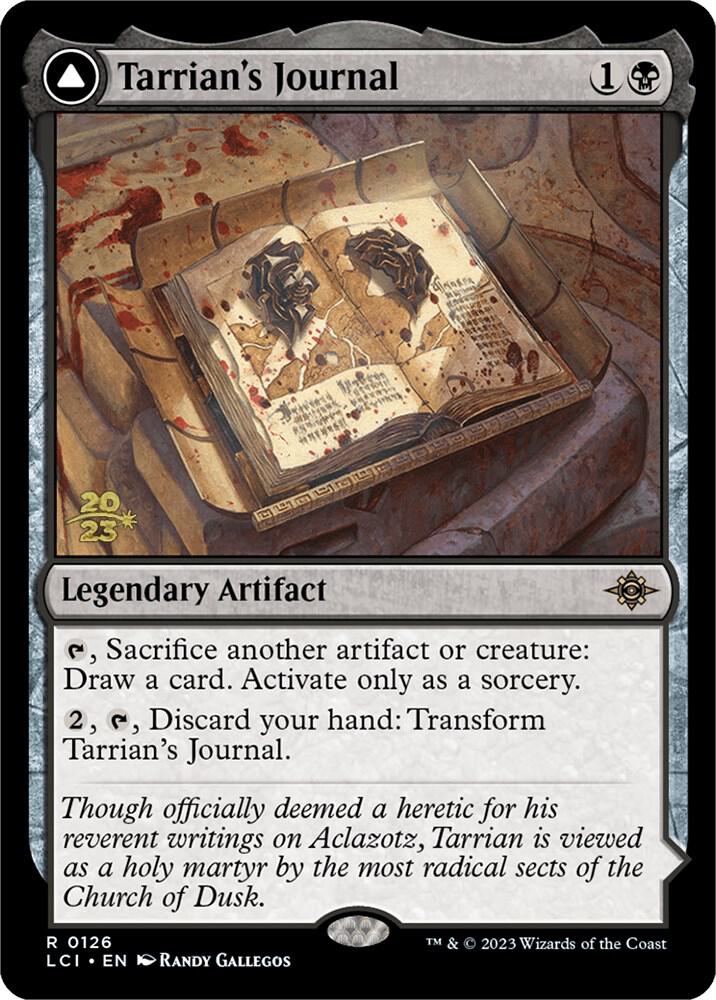 Tarrian's Journal (126) [Prerelease Cards] | Boutique FDB TCG