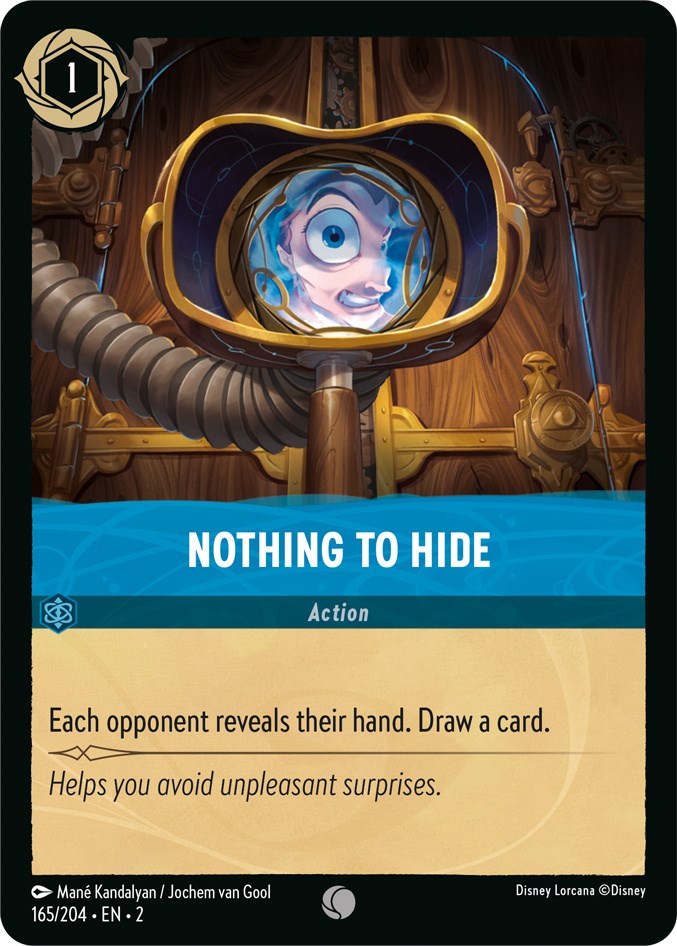 Nothing to Hide (165/204) [Rise of the Floodborn] | Boutique FDB TCG