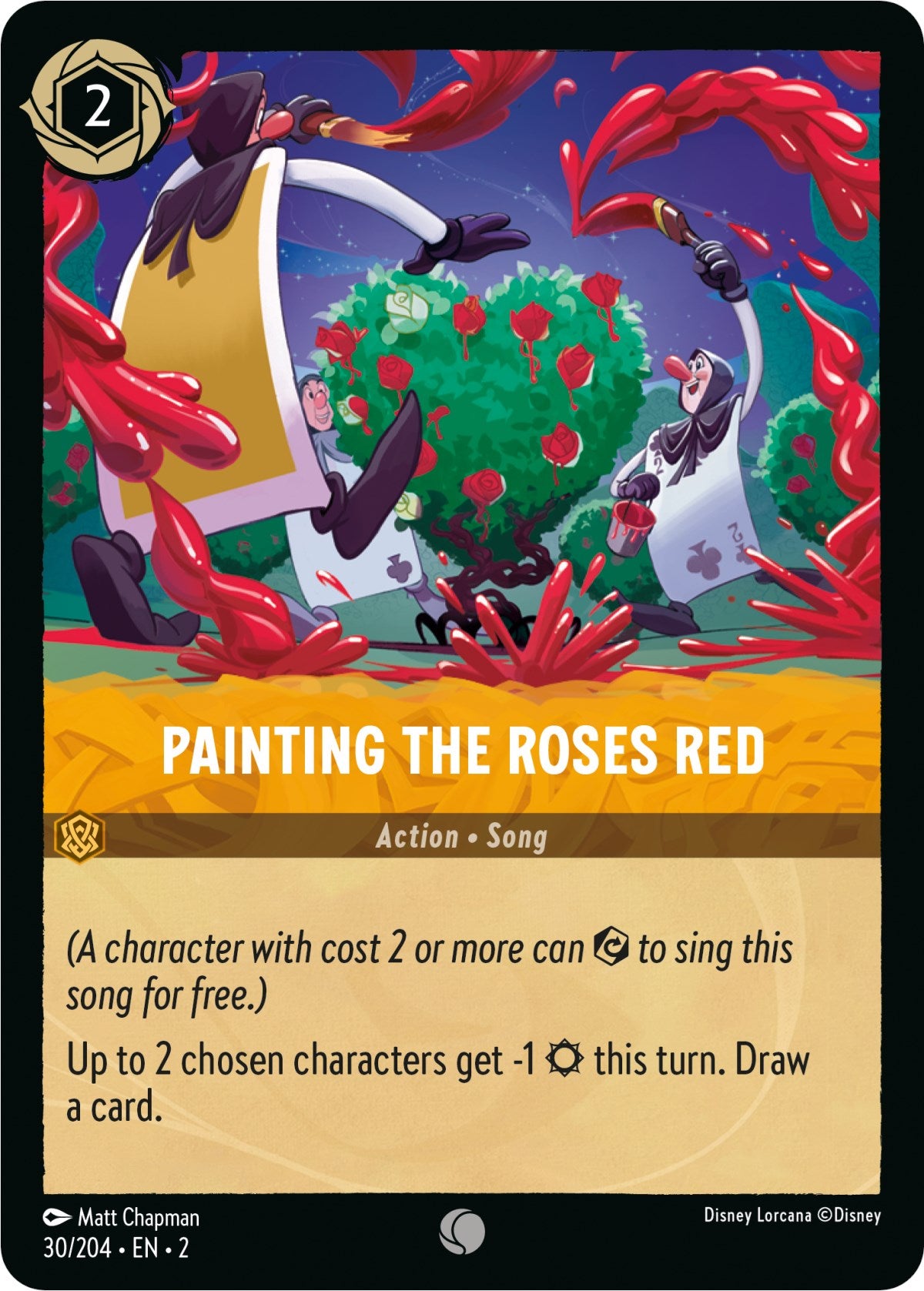 Painting the Roses Red (30/204) [Rise of the Floodborn] | Boutique FDB TCG