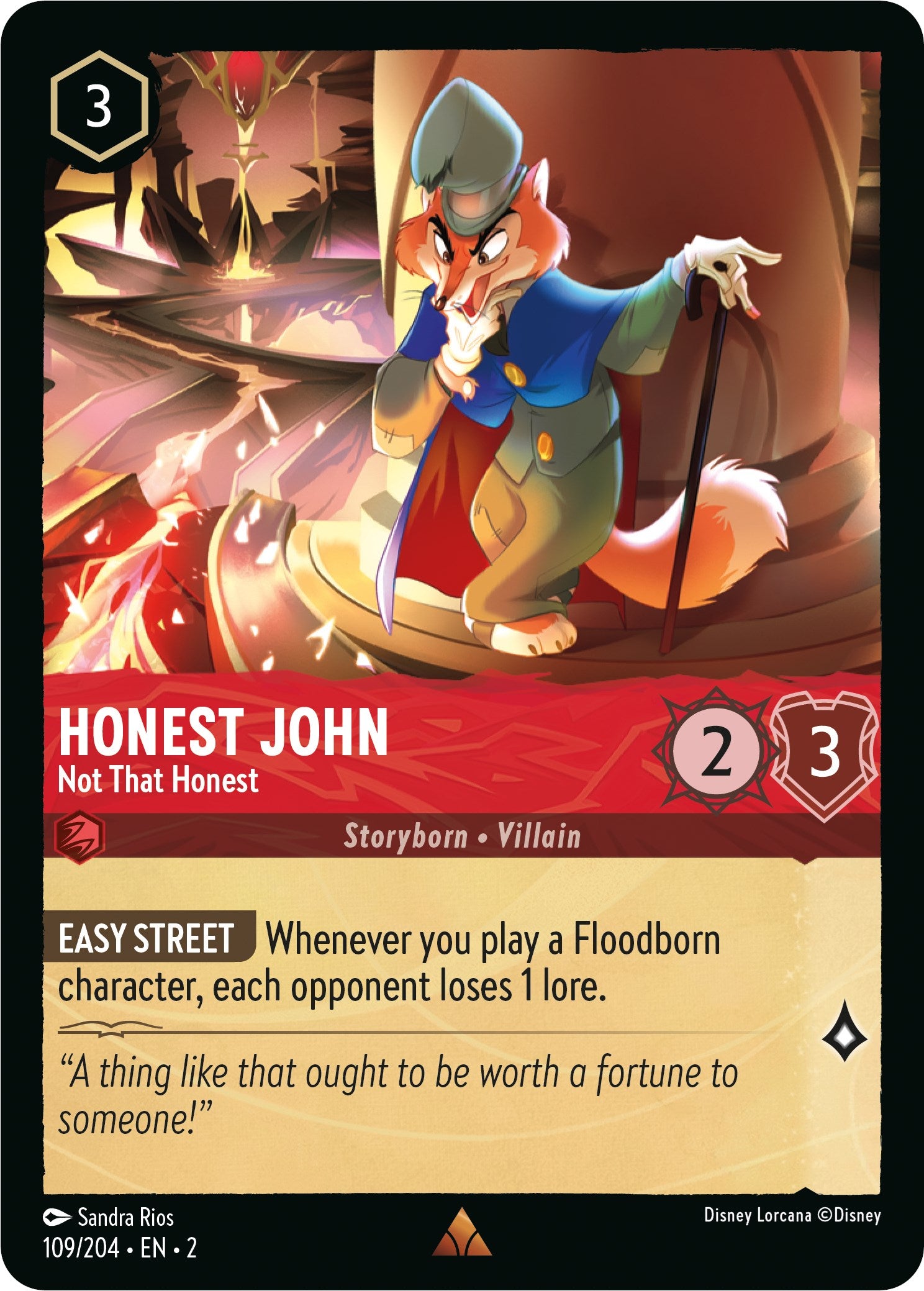 Honest John - Not That Honest (109/204) [Rise of the Floodborn] | Boutique FDB TCG