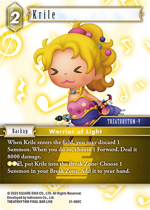 Krile [Beyond Destiny] | Boutique FDB TCG