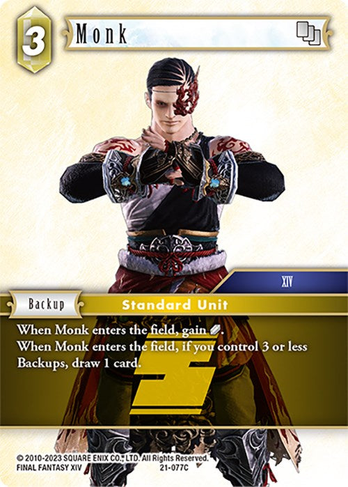 Monk - 077 [Beyond Destiny] | Boutique FDB TCG