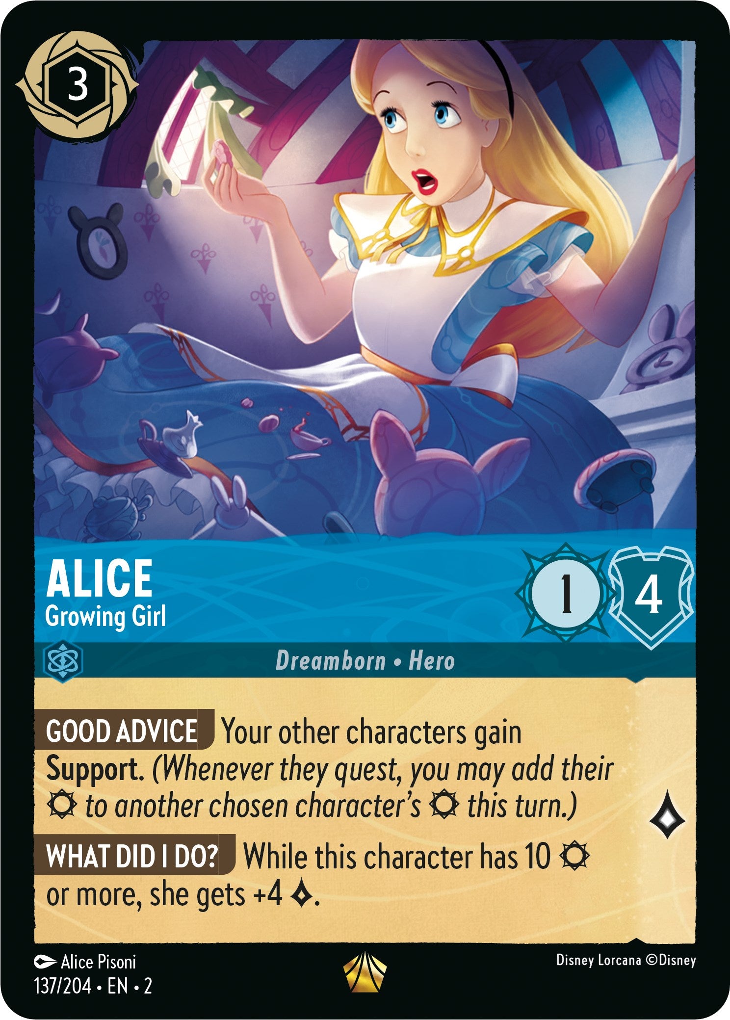 Alice - Growing Girl (137/204) [Rise of the Floodborn] | Boutique FDB TCG