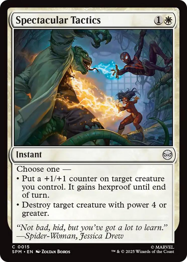 Spectacular Tactics [Marvel's Spider-Man] | Boutique FDB TCG