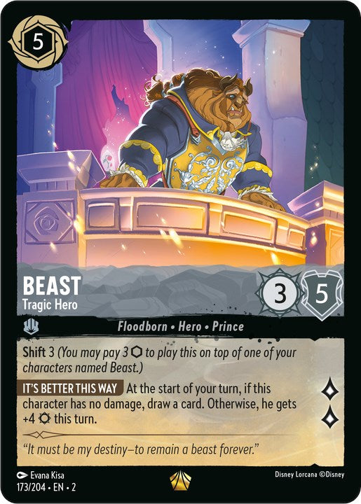 Beast - Tragic Hero (173/204) [Rise of the Floodborn] | Boutique FDB TCG