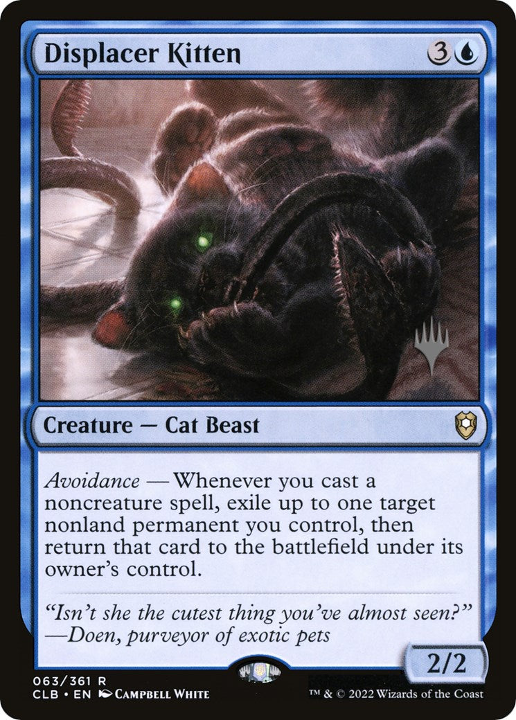 Displacer Kitten (Promo Pack) [The Lost Caverns of Ixalan Promos] | Boutique FDB TCG