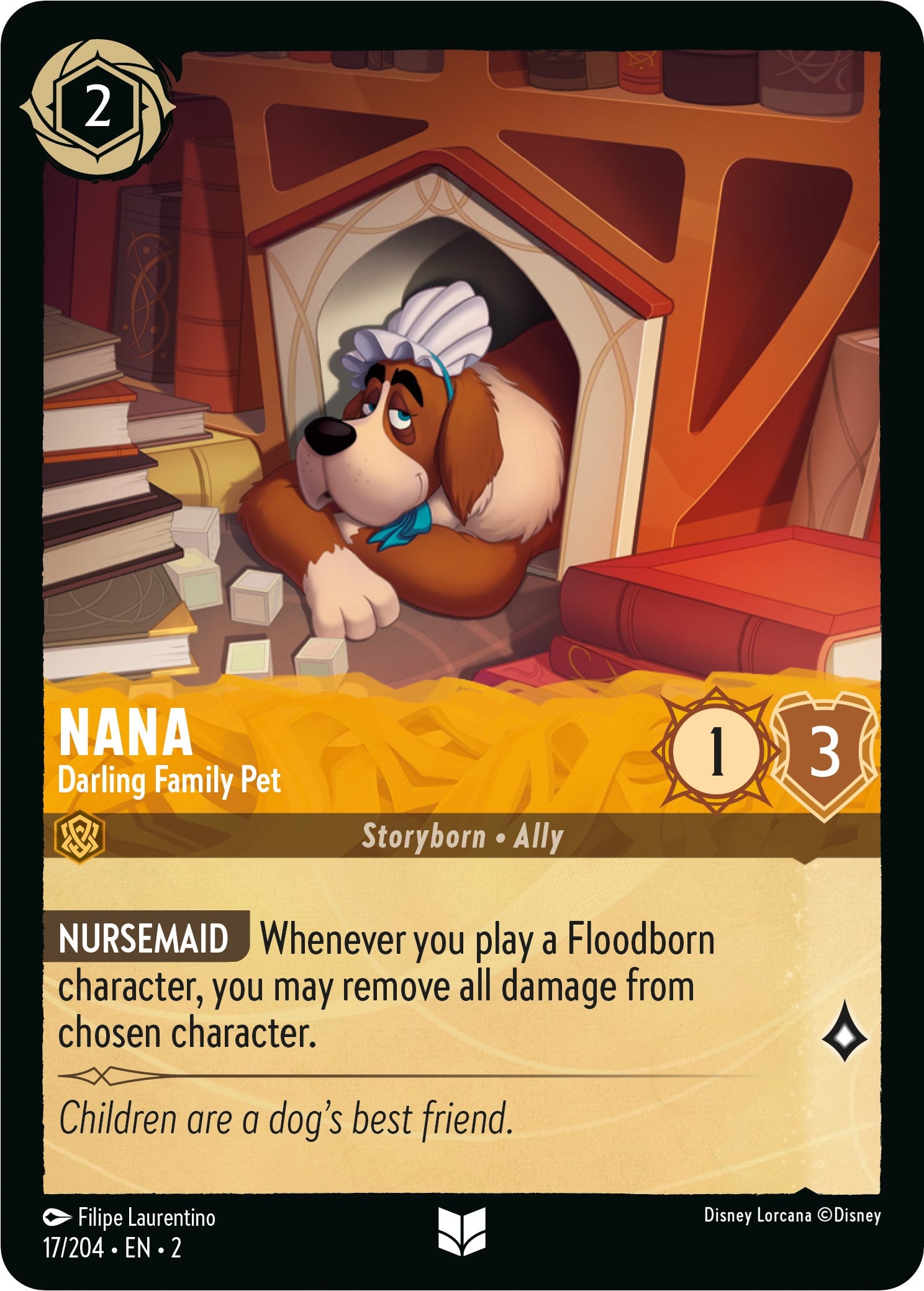 Nana - Darling Family Pet (17/204) [Rise of the Floodborn] | Boutique FDB TCG