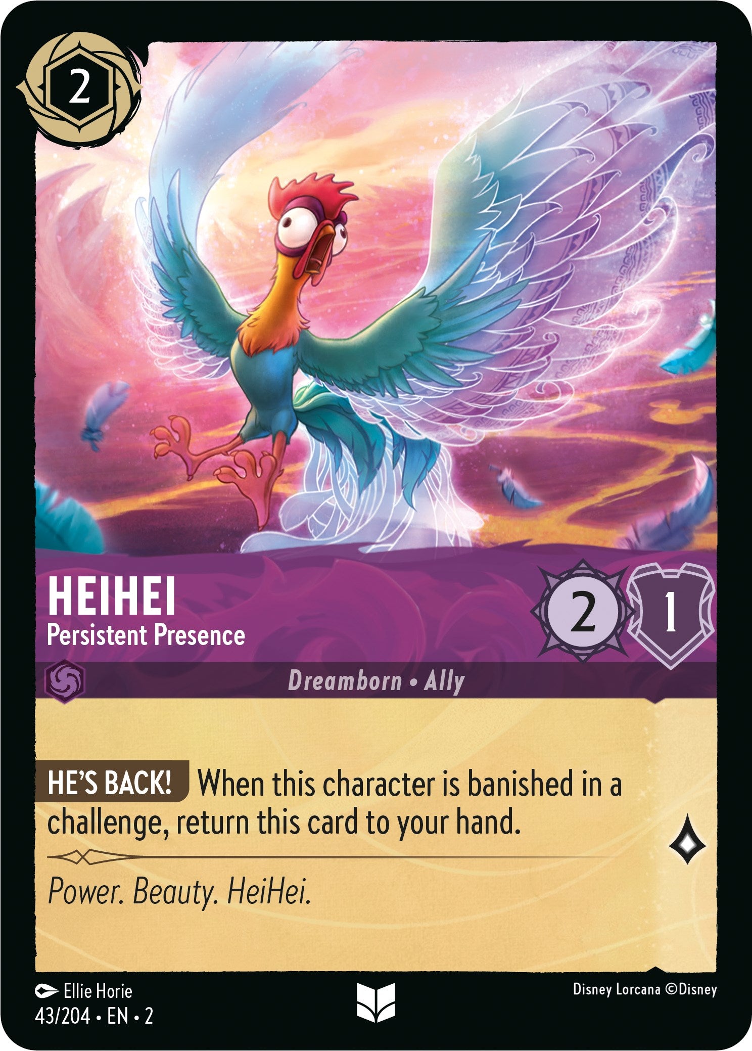 HeiHei - Persistent Presence (43/204) [Rise of the Floodborn] | Boutique FDB TCG