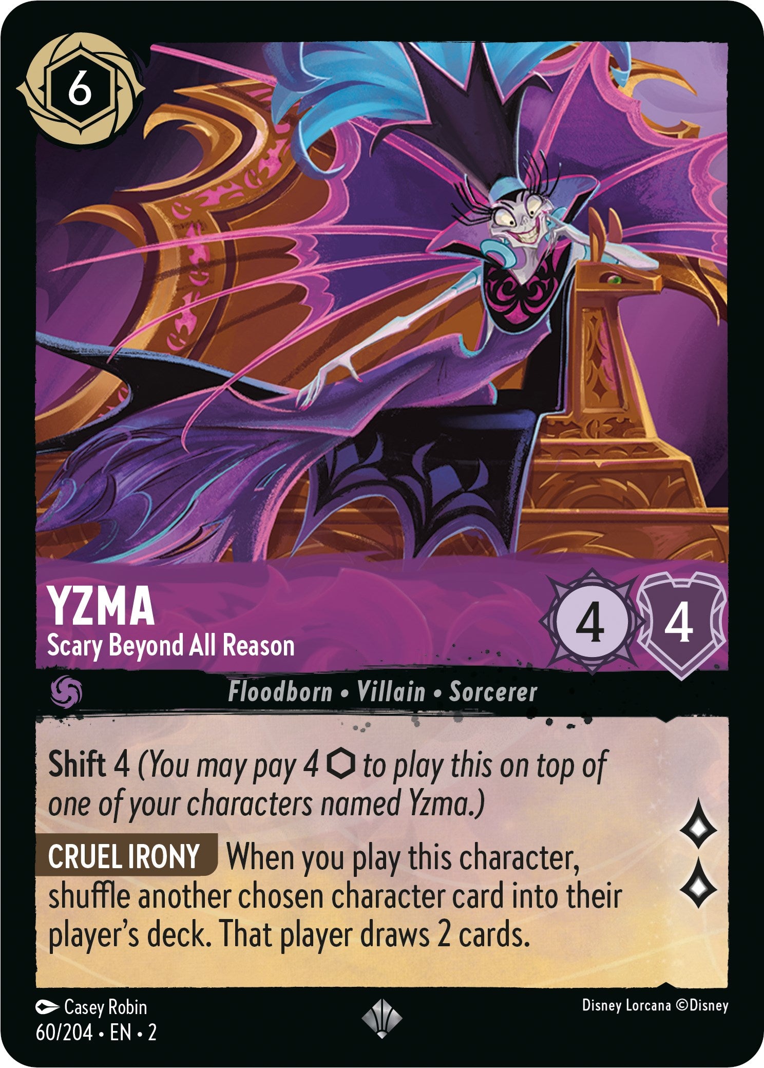 Yzma - Scary Beyond All Reason (60/204) [Rise of the Floodborn] | Boutique FDB TCG