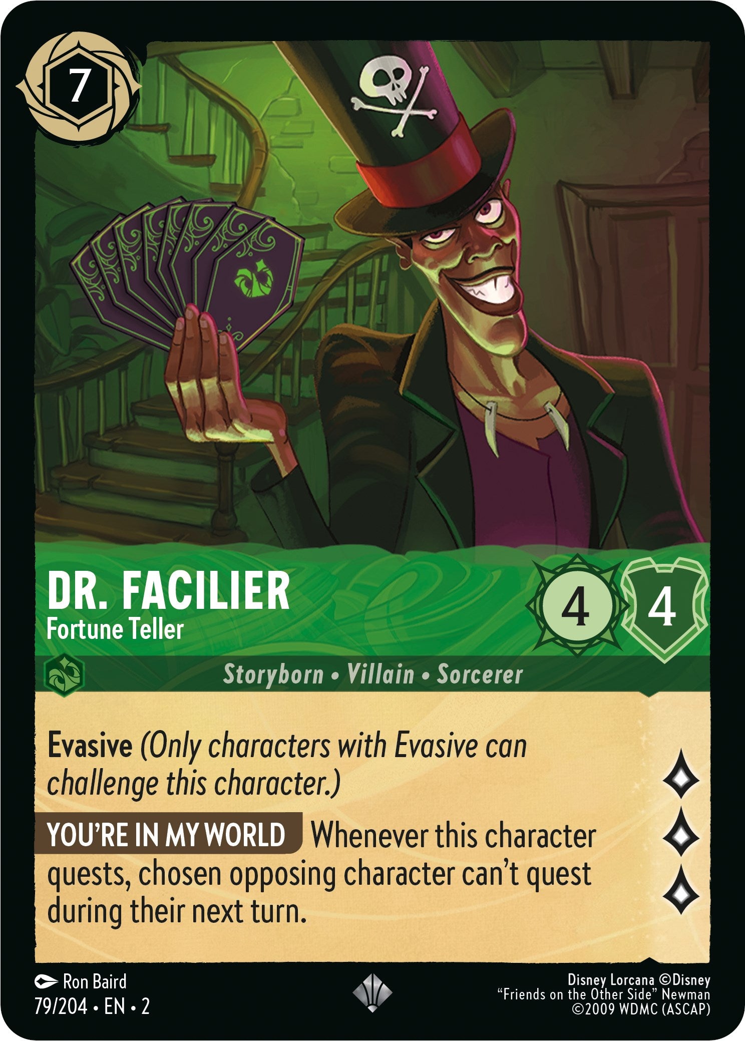 Dr. Facilier - Fortune Teller (79/204) [Rise of the Floodborn] | Boutique FDB TCG