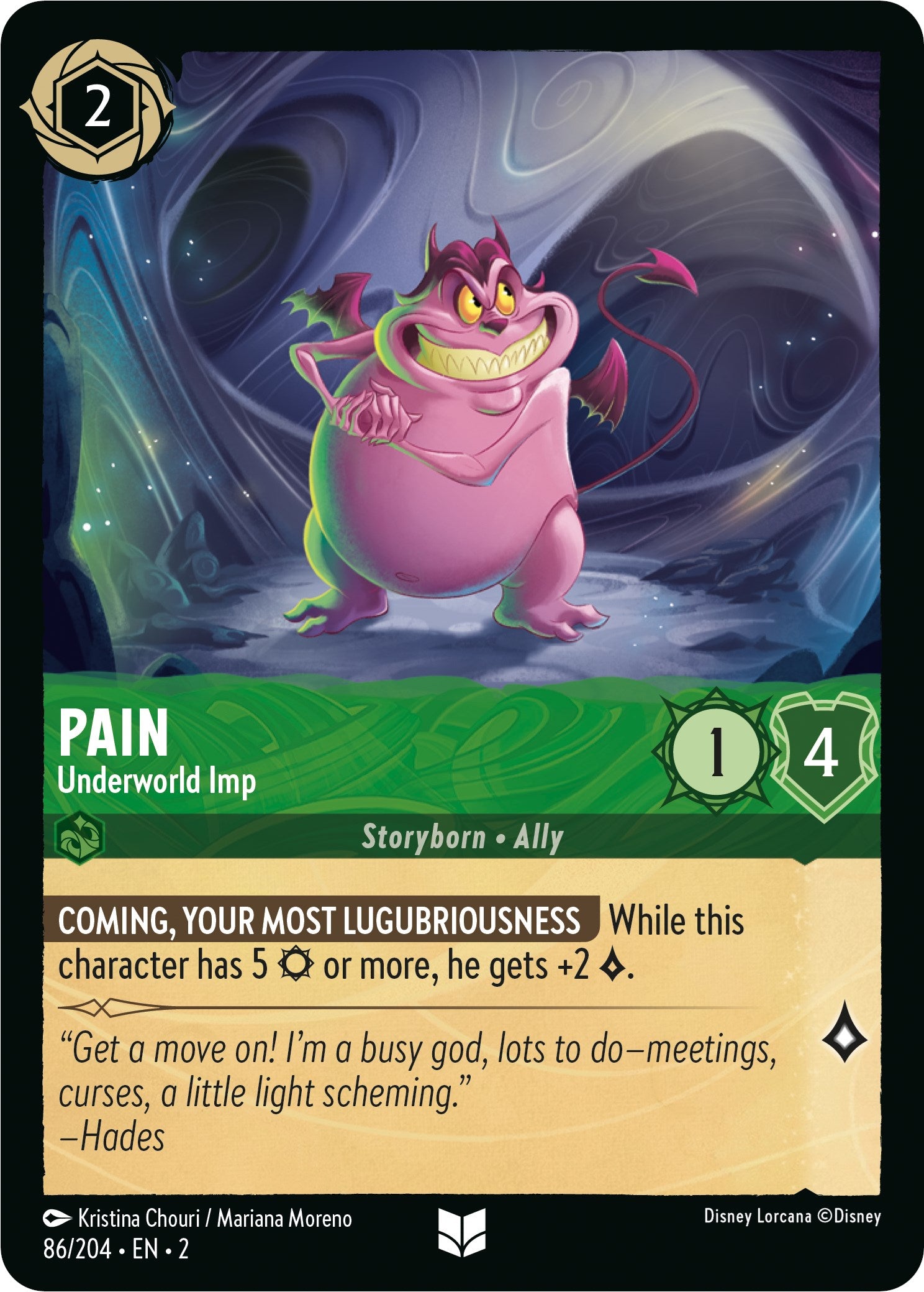 Pain - Underworld Imp (86/204) [Rise of the Floodborn] | Boutique FDB TCG