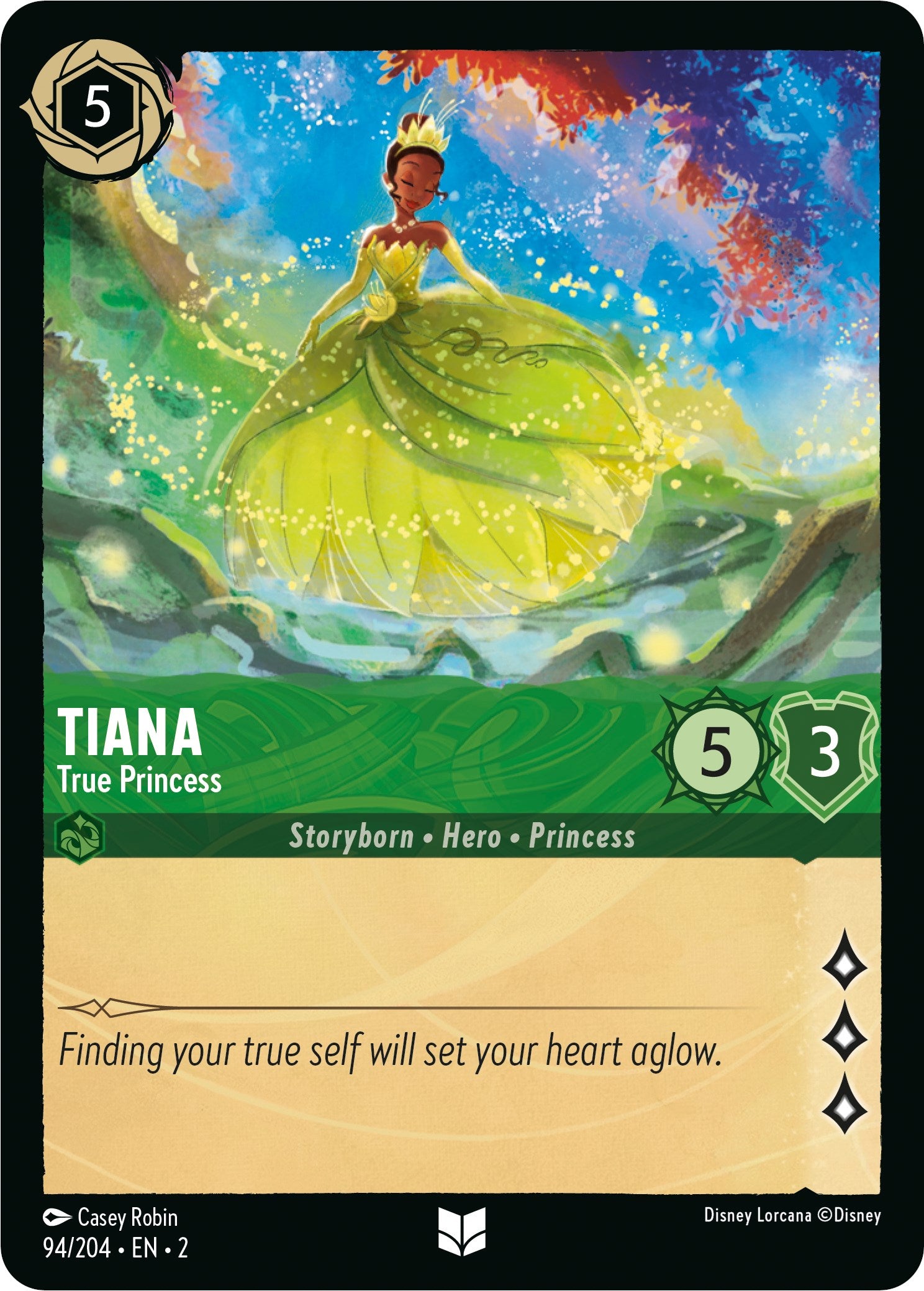 Tiana - True Princess (94/204) [Rise of the Floodborn] | Boutique FDB TCG