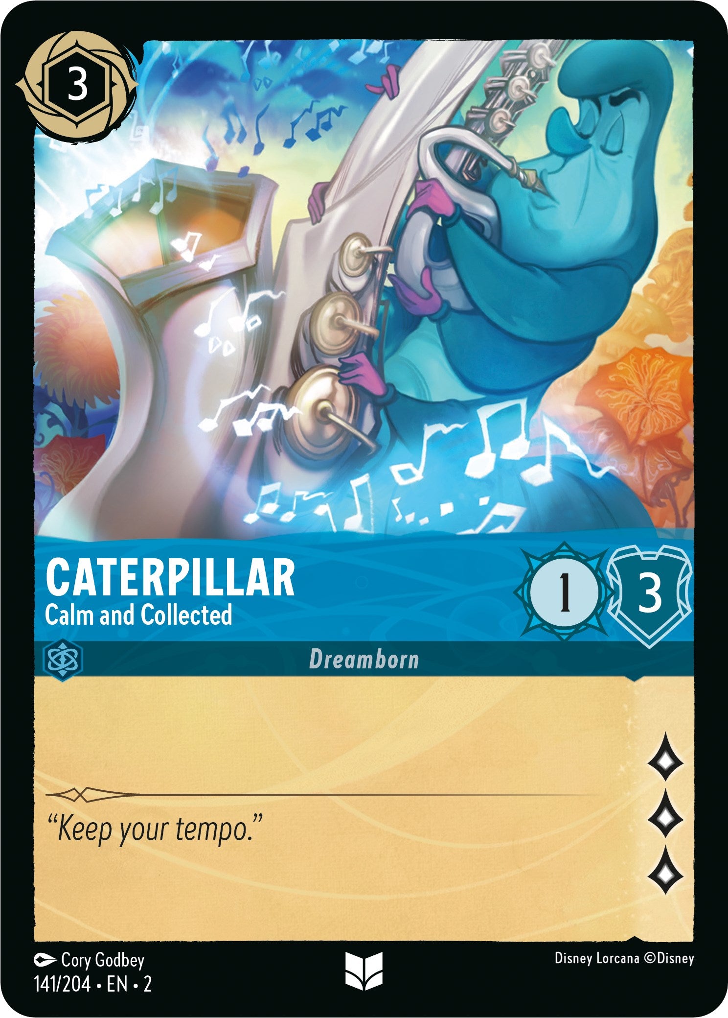 Caterpillar - Calm and Collected (141/204) [Rise of the Floodborn] | Boutique FDB TCG