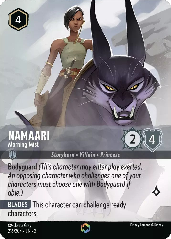 Namaari - Morning Mist (Enchanted) (216/204) [Rise of the Floodborn] | Boutique FDB TCG