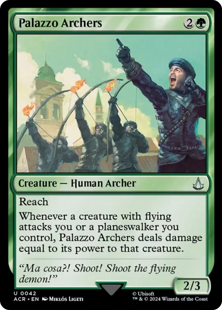 Palazzo Archers [Assassin's Creed] | Boutique FDB TCG