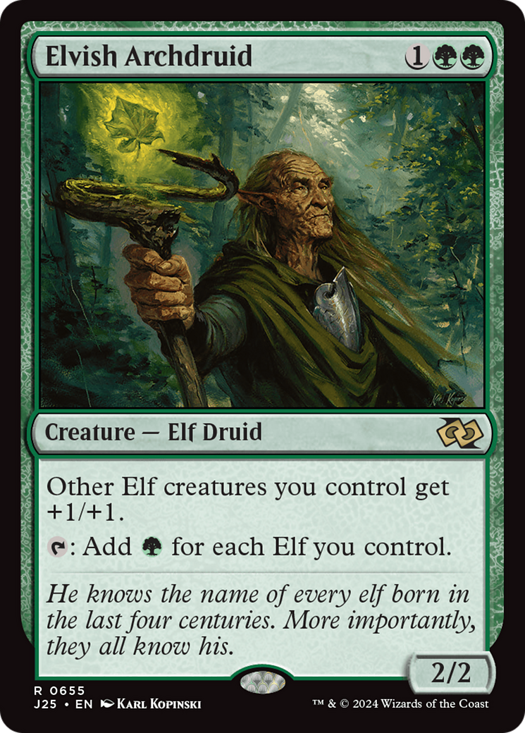 Elvish Archdruid [Foundations Jumpstart] | Boutique FDB TCG