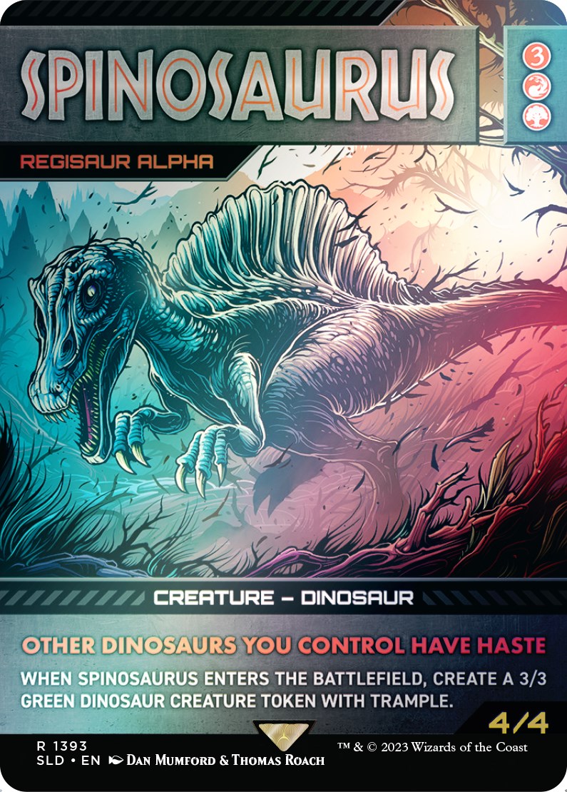 Spinosaurus - Regisaur Alpha (Rainbow Foil) [Secret Lair Drop Series] | Boutique FDB TCG