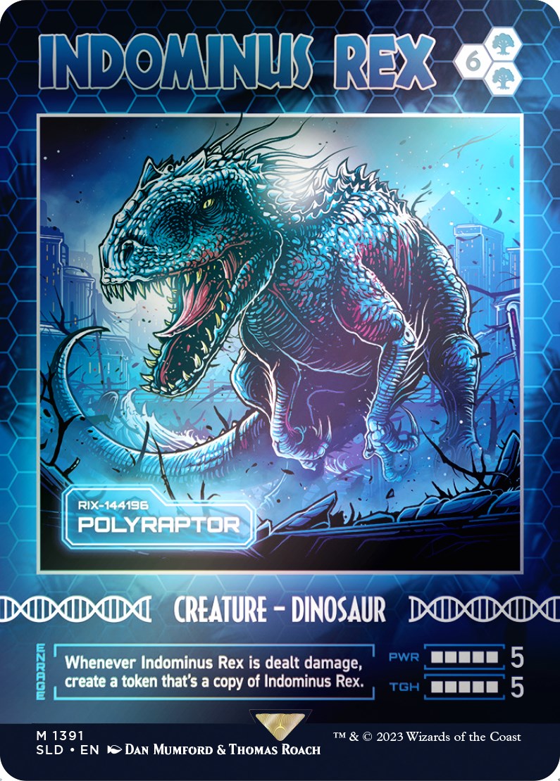 Indominus Rex - Polyraptor (Rainbow Foil) [Secret Lair Drop Series] | Boutique FDB TCG