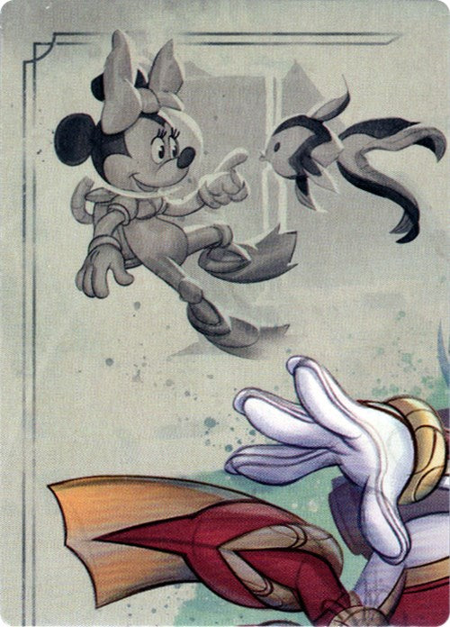 Minnie Mouse - Wide-Eyed Diver Puzzle Insert (Top Left) [Rise of the Floodborn] | Boutique FDB TCG