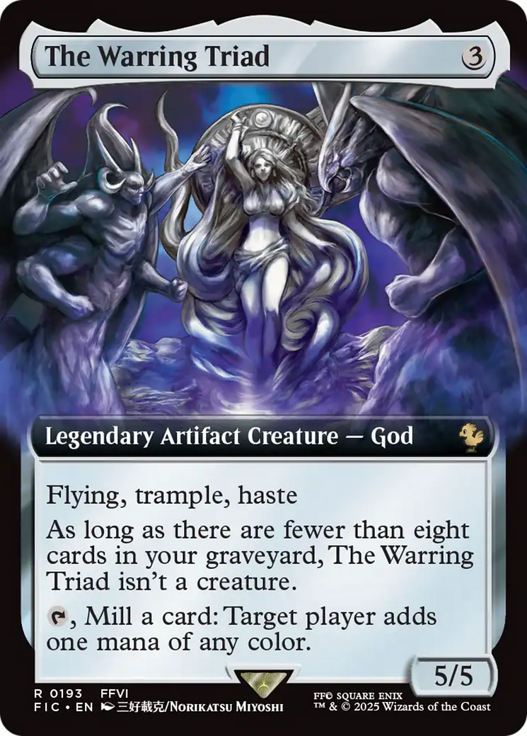 The Warring Triad (Extended Art) [FINAL FANTASY Commander] | Boutique FDB TCG