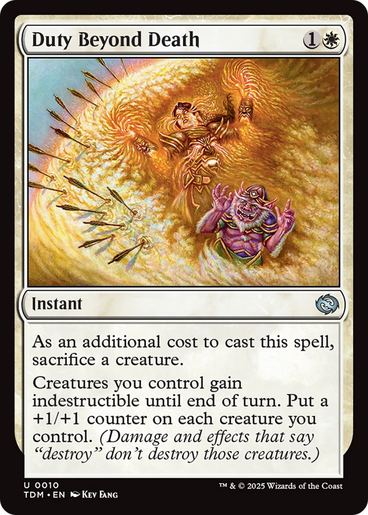 Duty Beyond Death [Tarkir: Dragonstorm] | Boutique FDB TCG