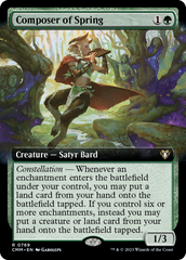 Composer of Spring (Extended Art) [Commander Masters] | Boutique FDB TCG