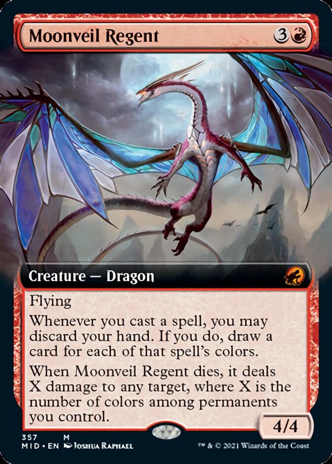 Moonveil Regent (Extended Art) [Innistrad: Midnight Hunt] | Boutique FDB TCG