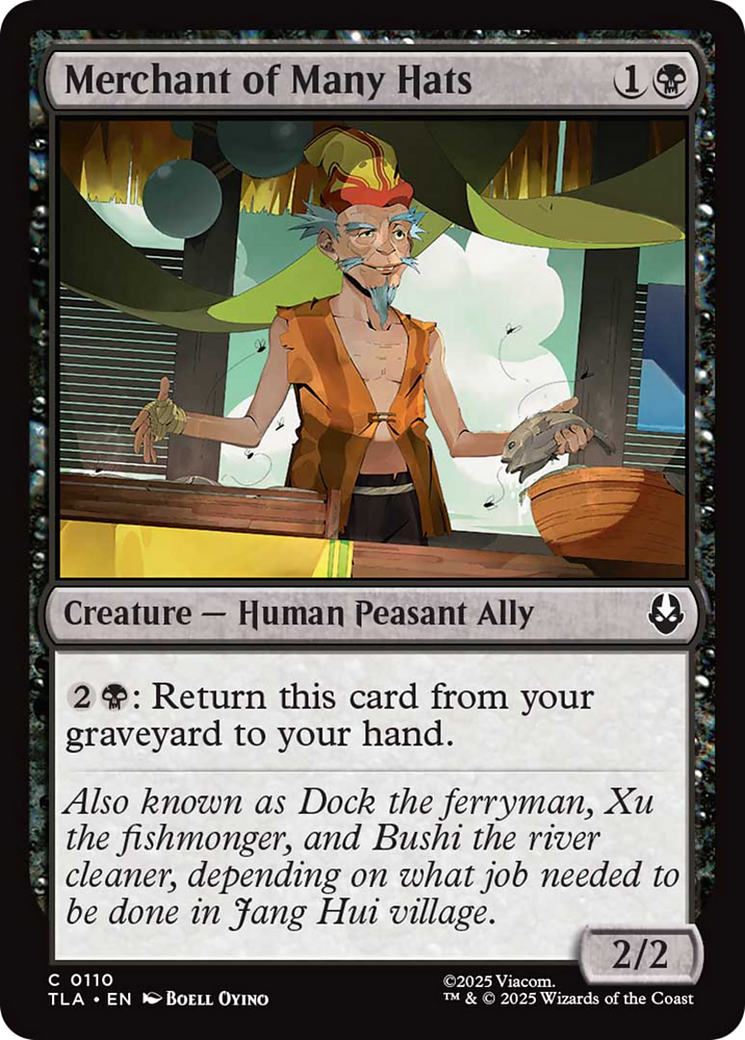 Merchant of Many Hats [Avatar: The Last Airbender] | Boutique FDB TCG
