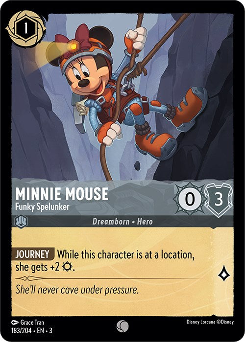 Minnie Mouse - Funky Spelunker (183/204) [Into the Inklands] | Boutique FDB TCG