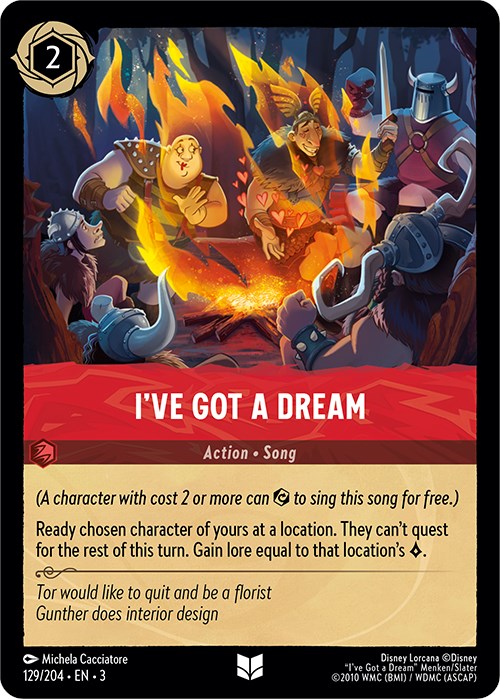 I've Got a Dream (129/204) [Into the Inklands] | Boutique FDB TCG