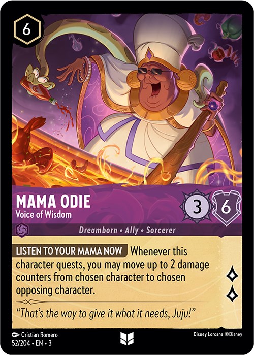 Mama Odie - Voice of Wisdom (52/204) [Into the Inklands] | Boutique FDB TCG